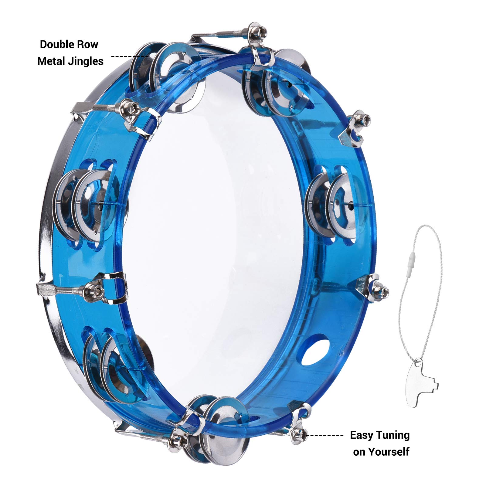 Amazon.com: Tambourine, Handbell, Jingle Bell Double Row